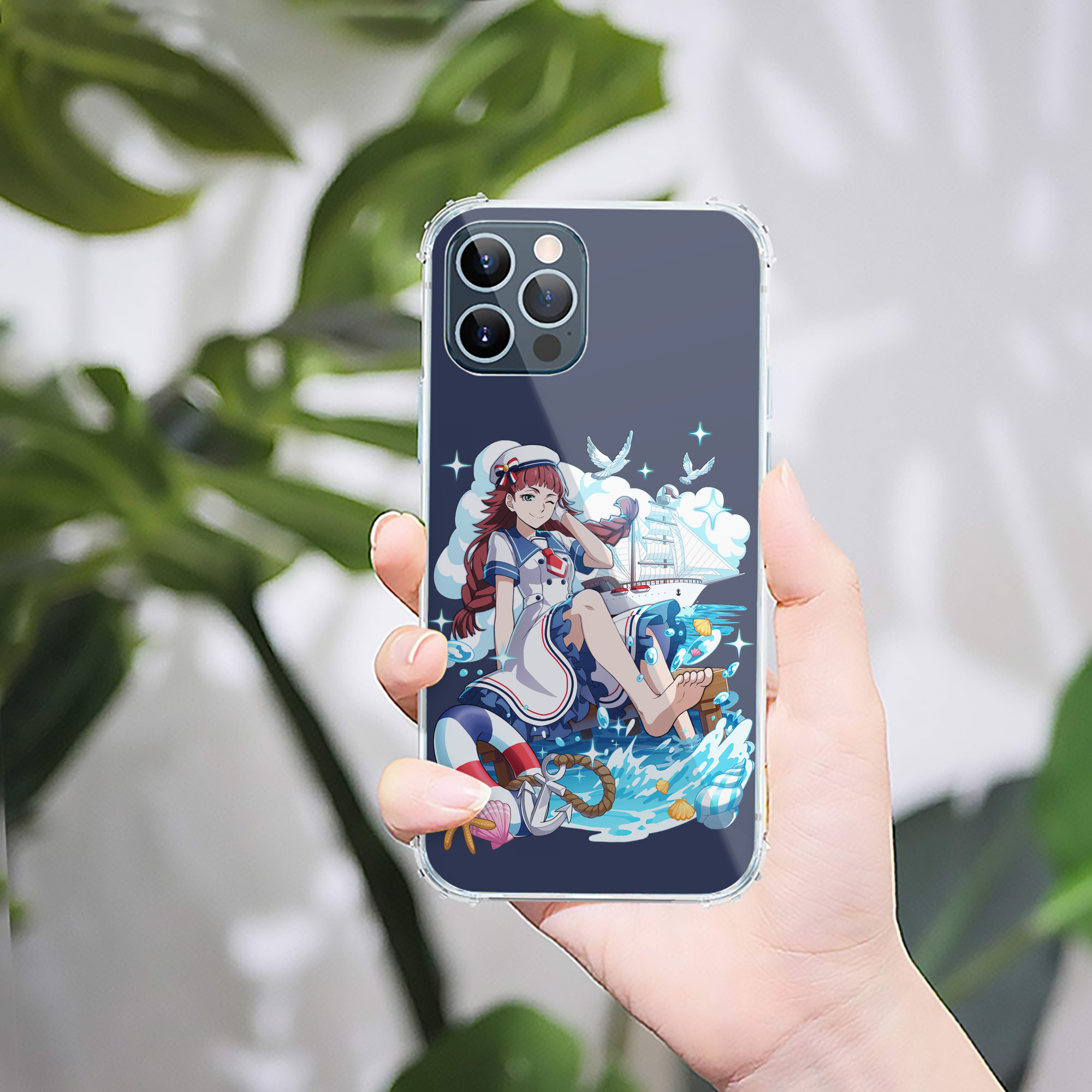 （画像用） 文豪ストレイドッグス Bungo Stray Dogs 【iPhone 12シリーズ対応】透明スマホケース（クリアソフトケース）